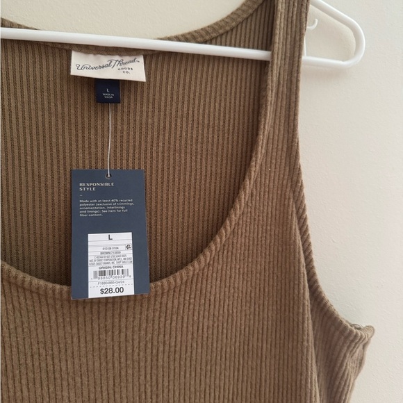 Universal Thread Women’s Drop Waist Ribbed Knit Midi Dress NWT Multiple Sizes - Picture 2 of 7